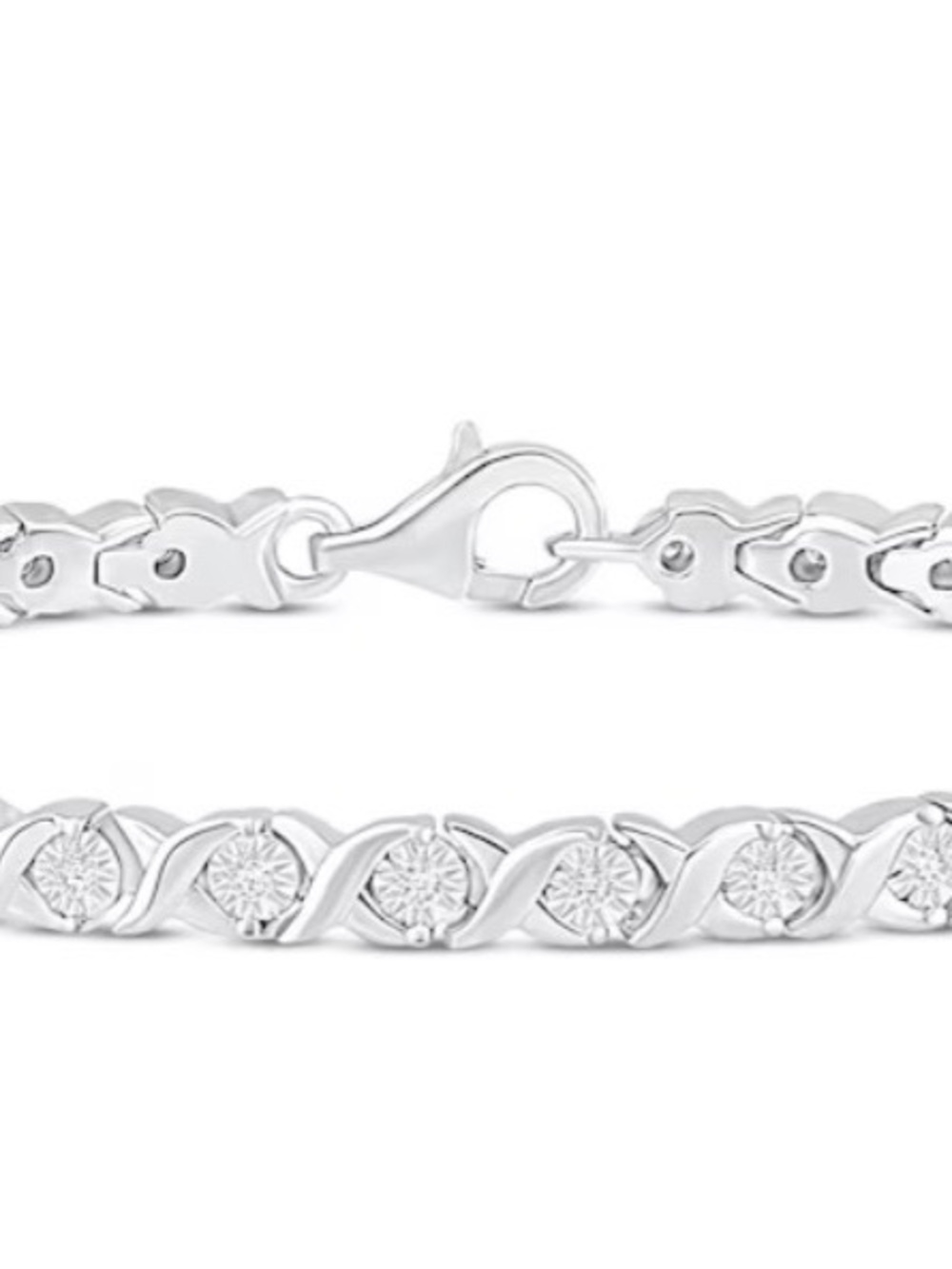 Jared's Diamond Tennis Bracelet 1/3 ct tw Sterling Silver